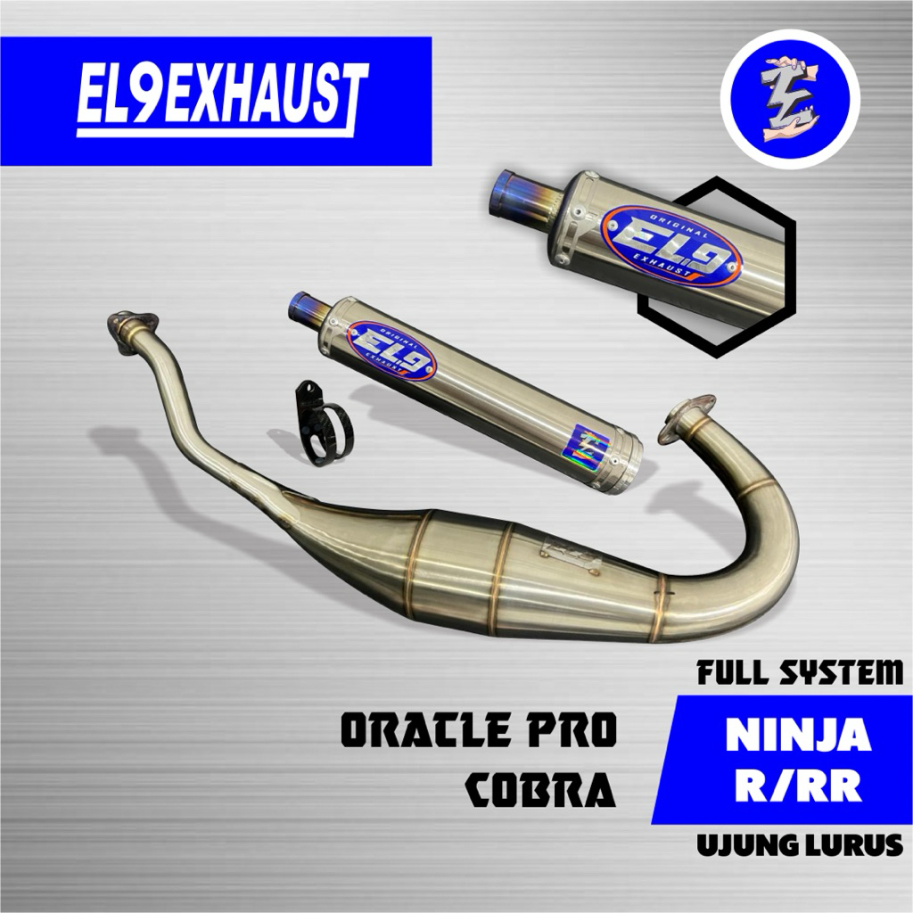 knalpot ninja r/ss/rr stainless oracle EL9