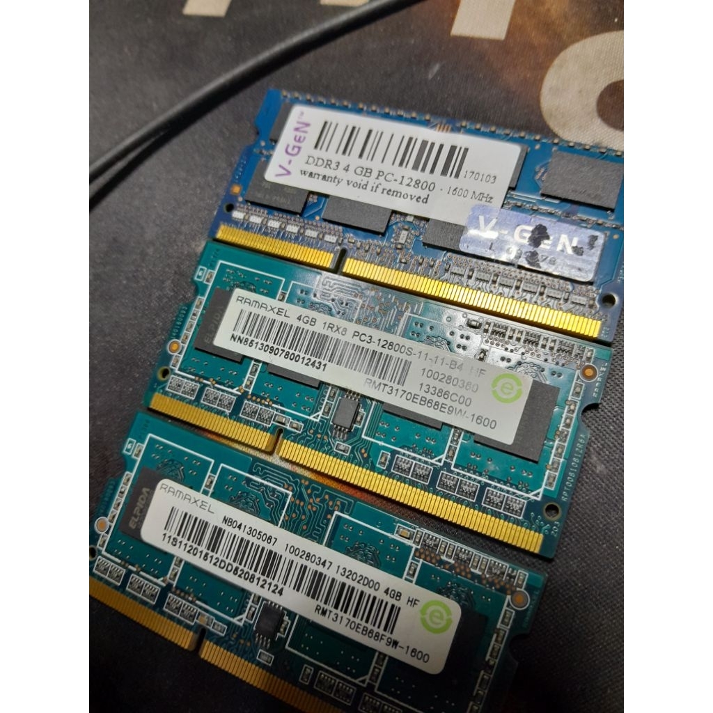 ram memory copotan laptop ddr3 4gb