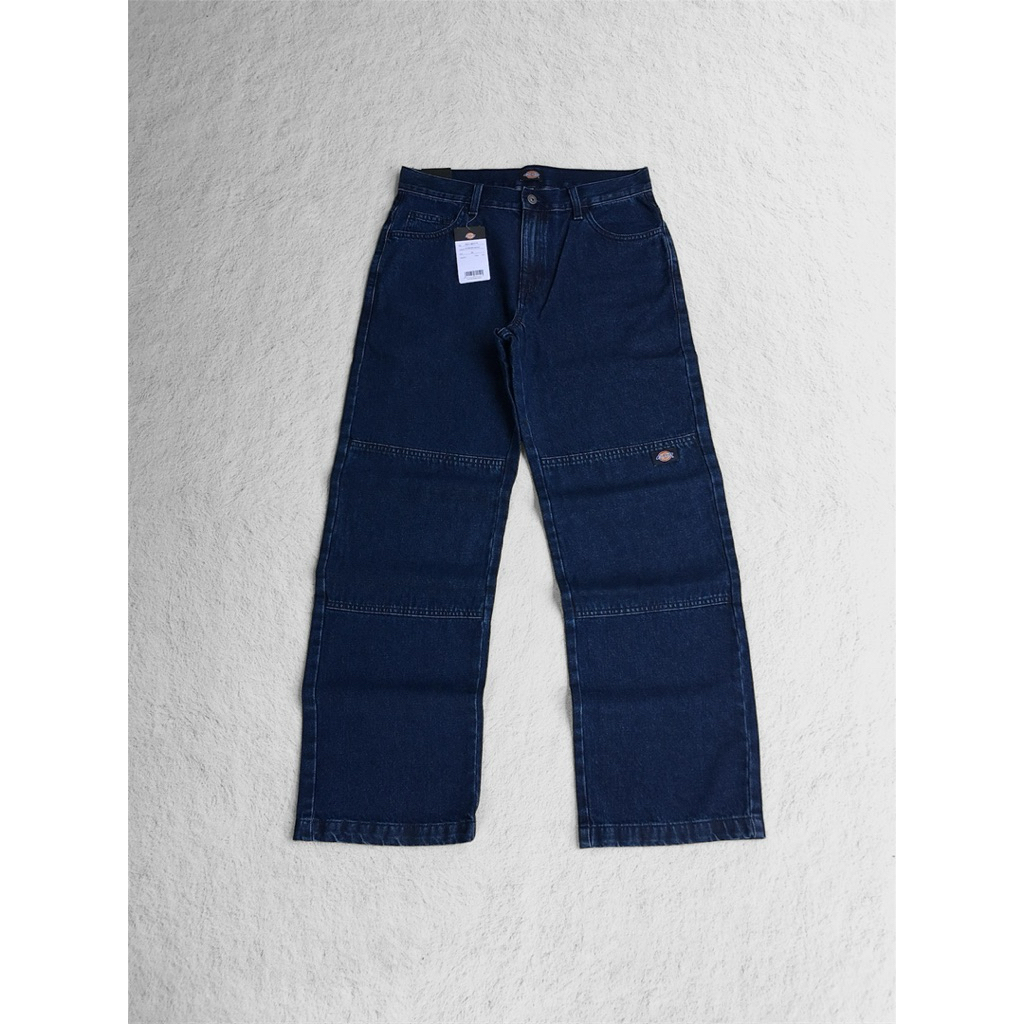 Dickies Loose Fit Double Knee Pant Stone Wash Indigo