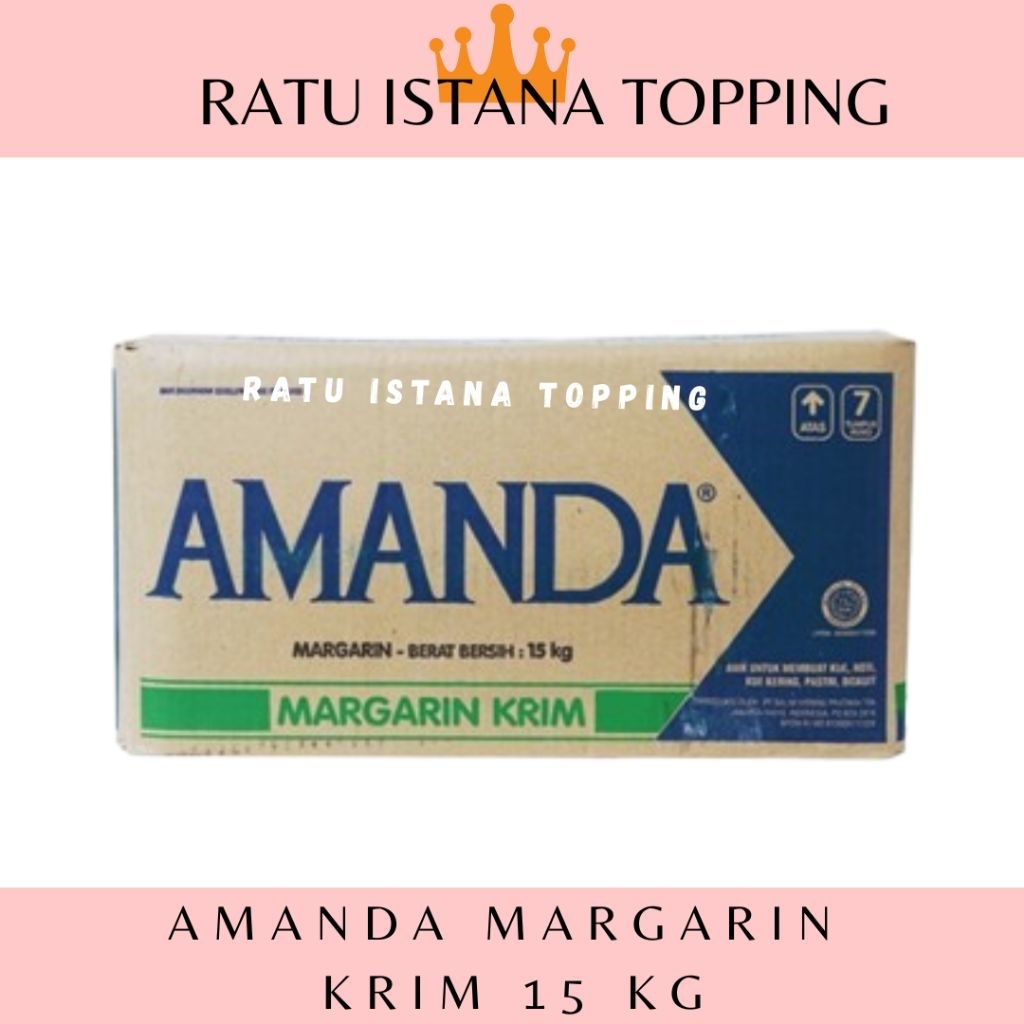 AMANDA MARGARIN KRIM 15 KG AMANDA MENTEGA KARTON