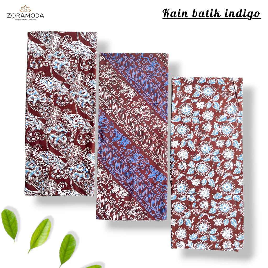 Kain Batik Warna Alam / Kain Batik Warna Alami indigo bahan katun