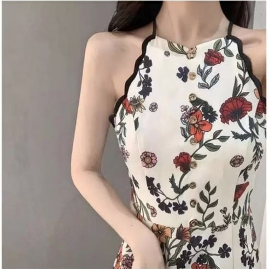 FORGETMENOT | DRESS WANITA KOREA | DRESS KOREA | DRESS LENGAN PANJANG | DRESS WANITA | DRESS BUNGA |