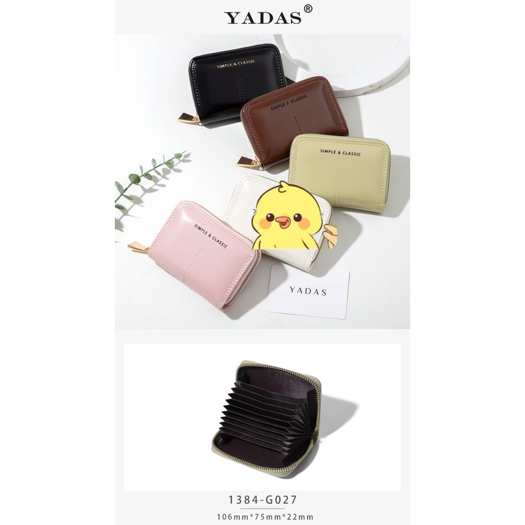dompet kartu kipas yadas glosy g027