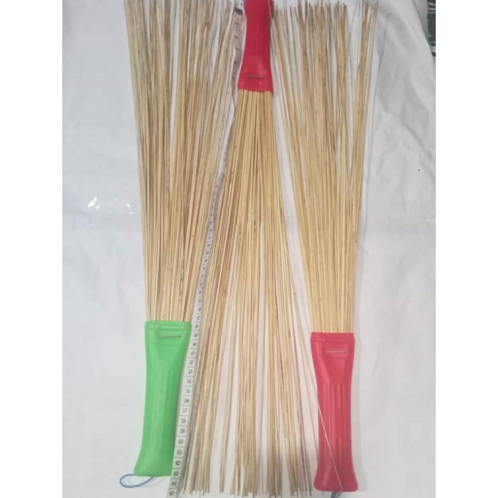 Sapu Lidi Mini Penebah Kasur Gagang Plastik