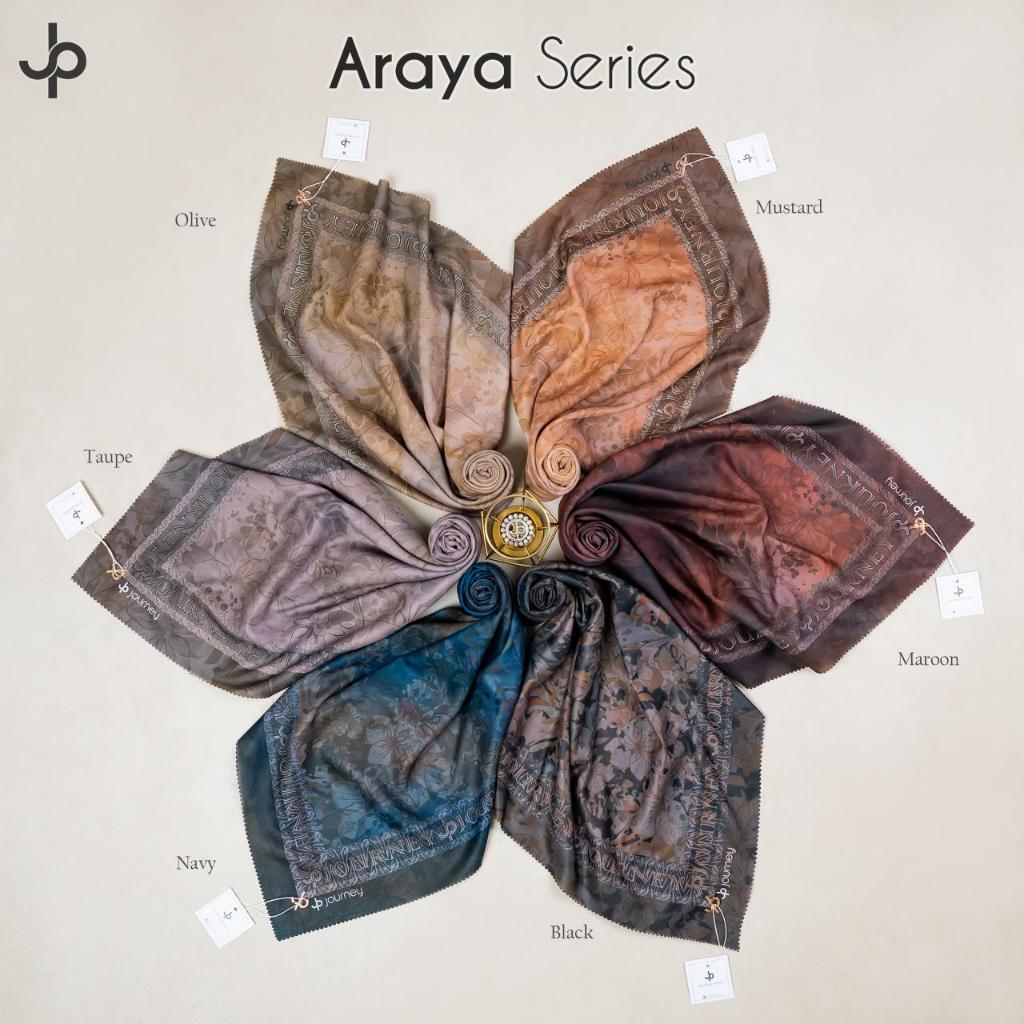 ARAYA SERIES Jilbab By Journey Scarves Hijab Journey Original New Motif 2026 PROMO IKKA MEMEI