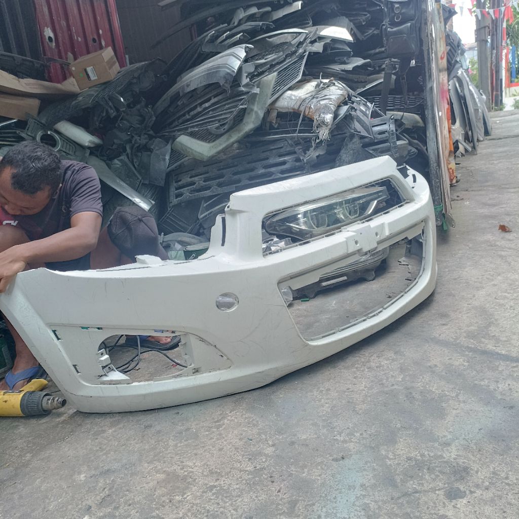 bemper depan chevrolet aveo 2012 ori