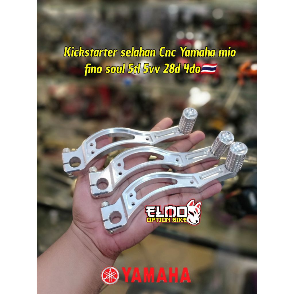 Selahan kickstarter engkolan cnc silver mio fino soul 5tl 5vv 28d 4do