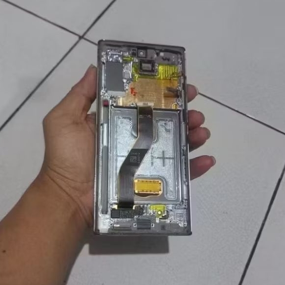 Lcd Samsung Note 10 Plus + Freme ORI Bekas BACA DISKRIPSI