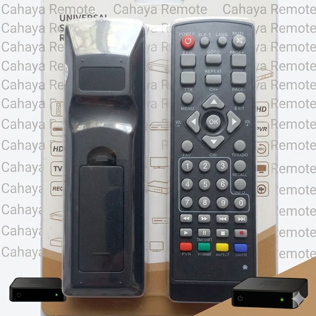 REMOT STB WELHOME DVB T2 LANGSUNG PAKAI