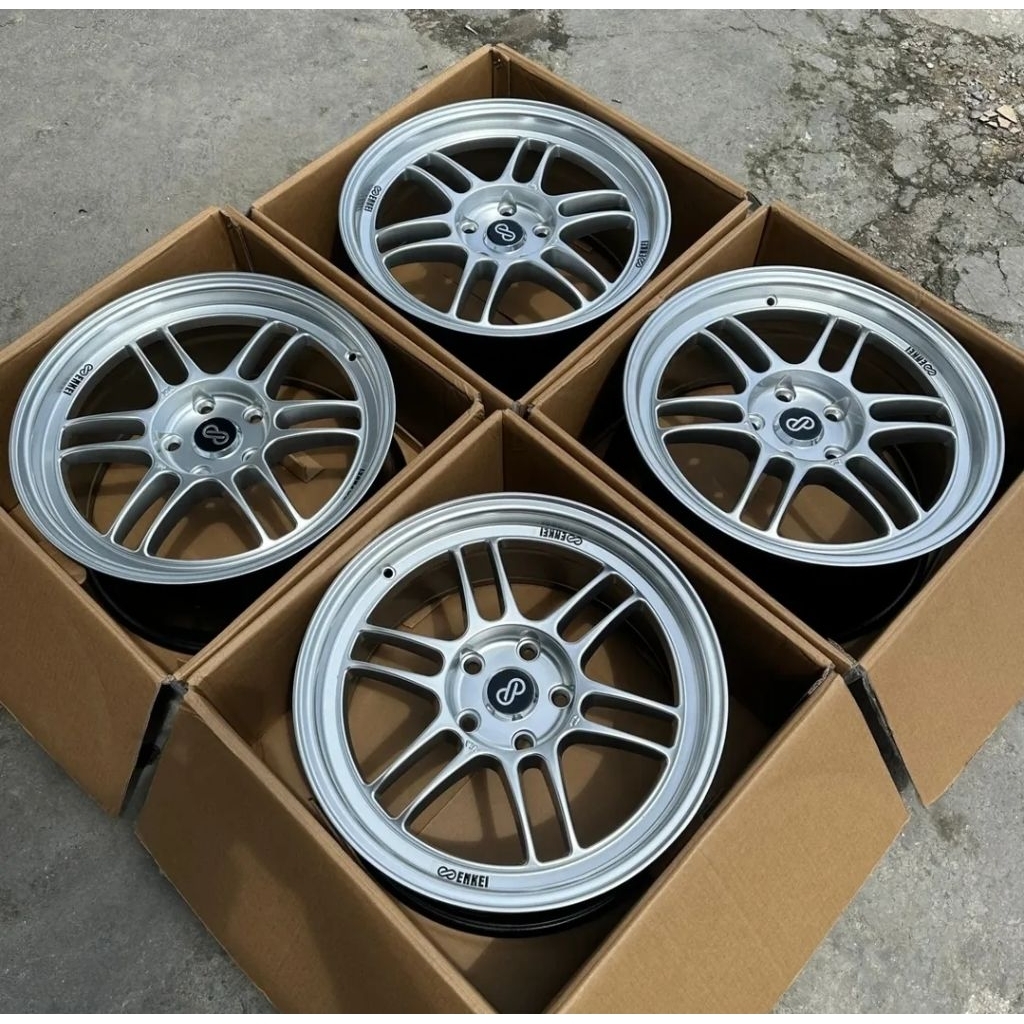 velg enkei Rpf1 ring 17x8  hole 5x114,3 offset 40 Hyper silver