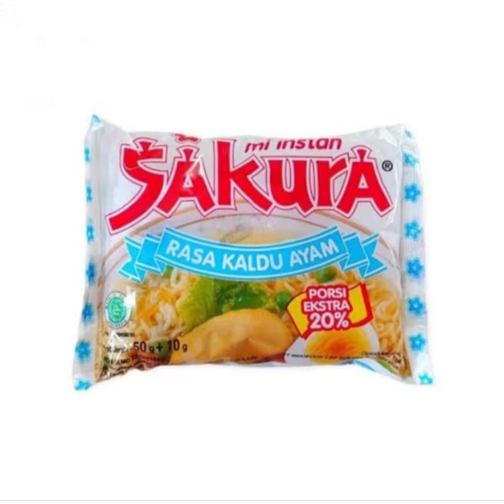 mie sakura ayam kaldu