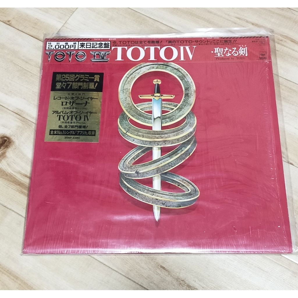 vinyl TOTO toto IV JAPAN OBI