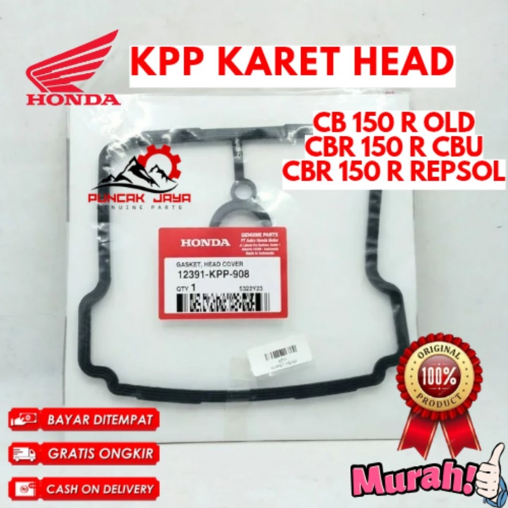 KARET HEAD ORIGINAL HONDA KODE KPP,  KARET HEAD CB 150 R, KARET HEAD CBR 150 R CBU, KARET HEAD CBR 1