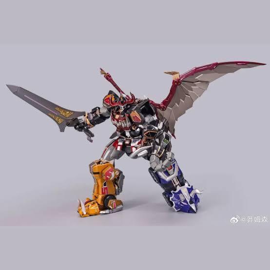 Action Figure Power Rangers Model G-01 Dino Megazord Beast King Diecast