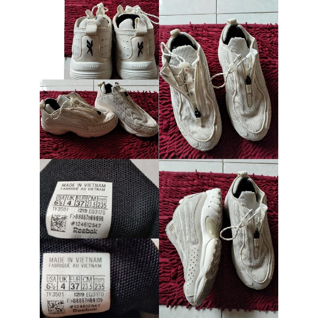 Sepatu Preloved Second Original Reebok DMX Series 2200 ZIP
