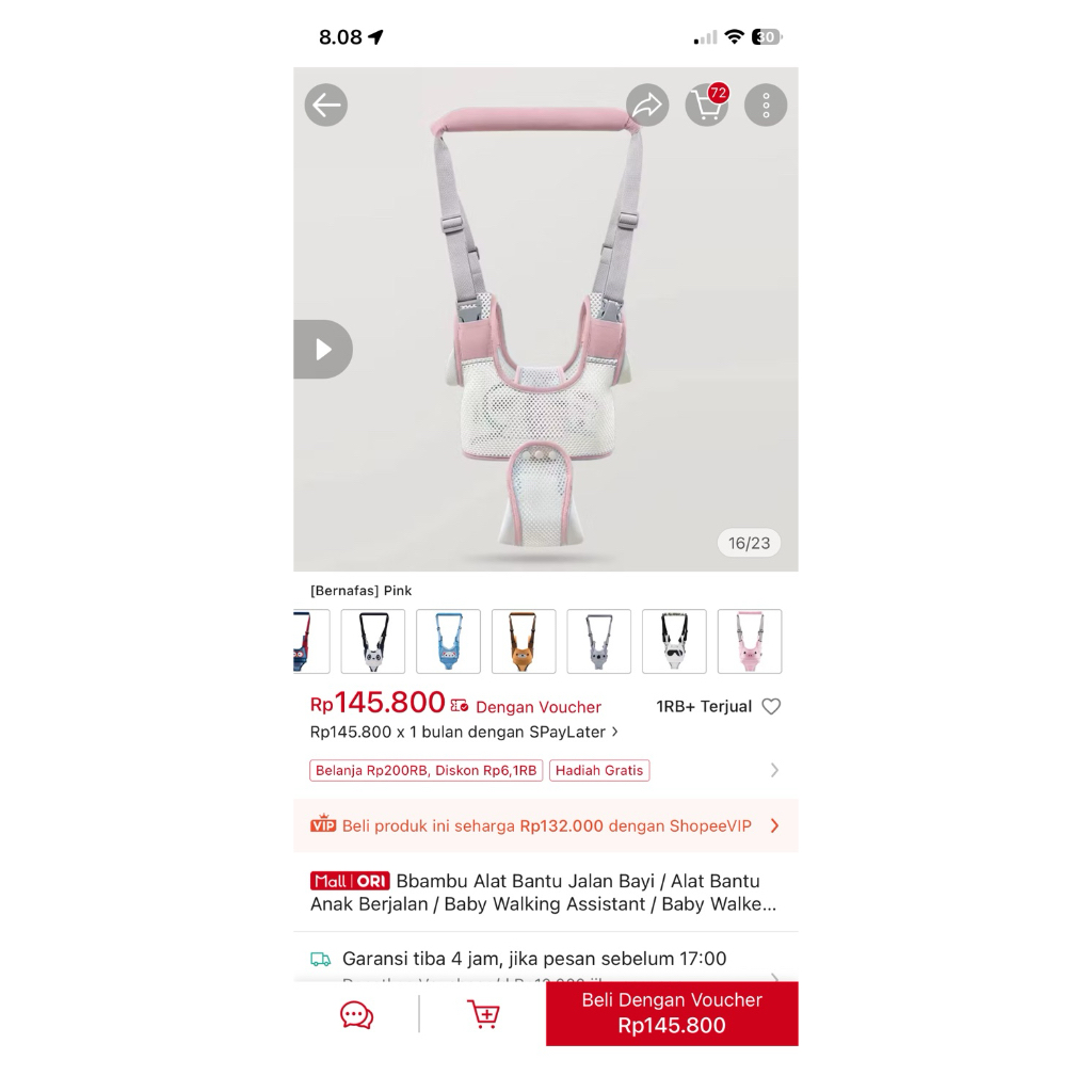 Baby walker | alat bantu jalan bayi