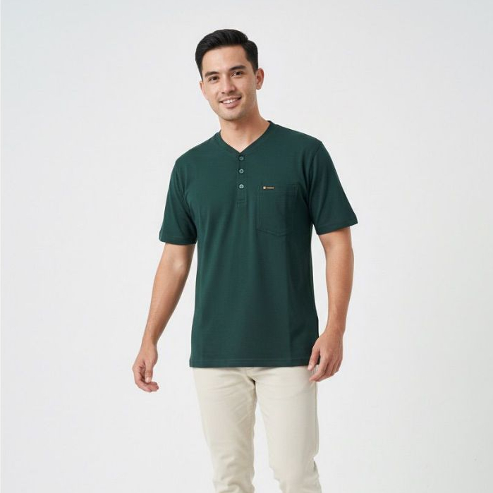 Kaos Kancing Saku Pria by Jmore Bahan Cotton Katun Combed 24s/30s Part 1