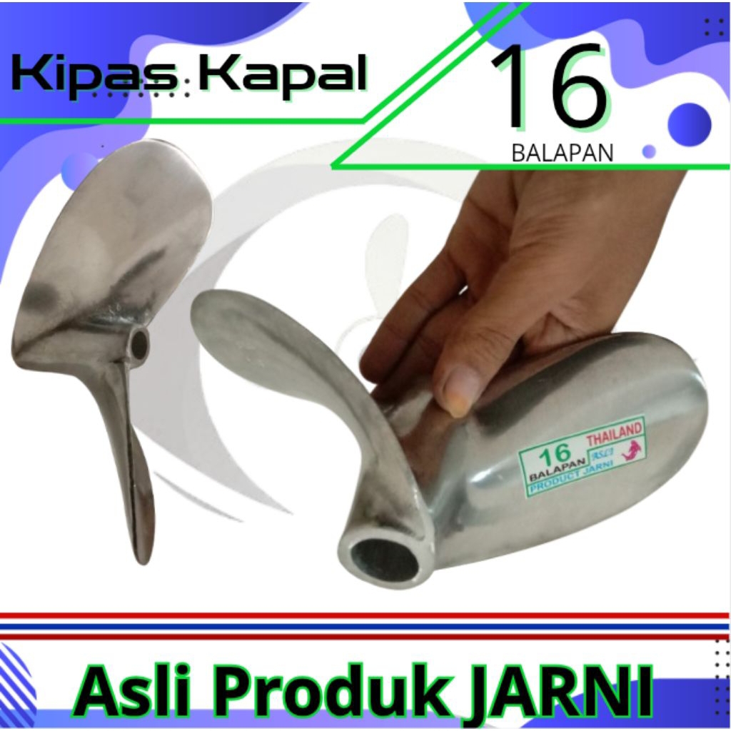 Kipas Kapal 16 balapan baling-baling perahu style thailand