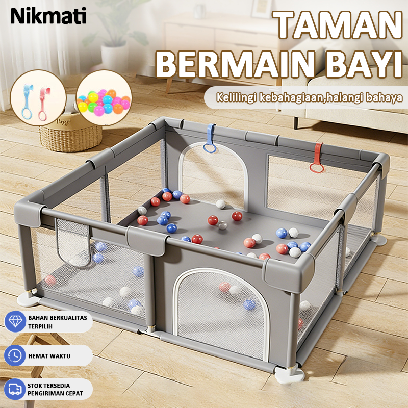 COD Pagar pengaman anak Pagar Bayi Bermain Bayi merangkak di tanah pagar pelindung balita