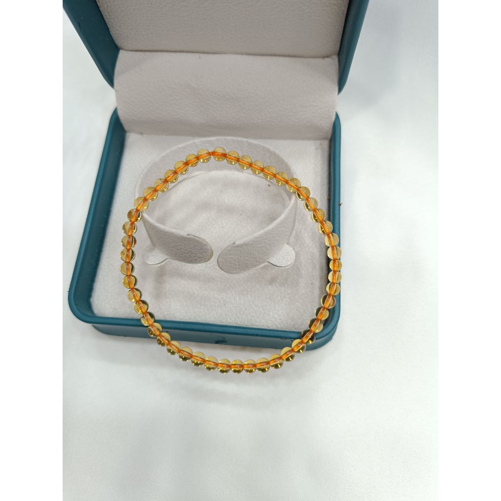 GELANG BATU ALAM CITRINE NATURAL – Energi Rezeki & Kepercayaan Diri
