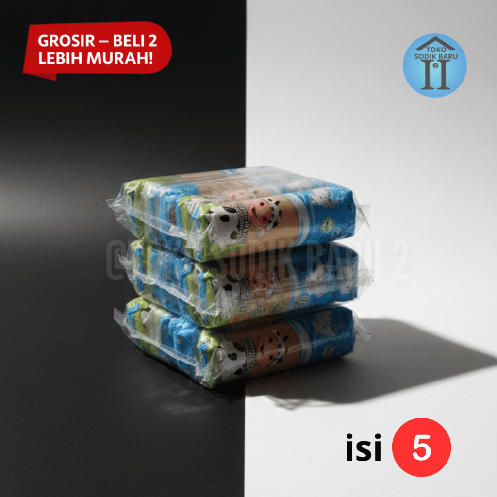 TSB II Roti Sapi Friends Bakery Pack Isi 5 – Roti Susu Manis Legit Camilan Anak Harga Grosir