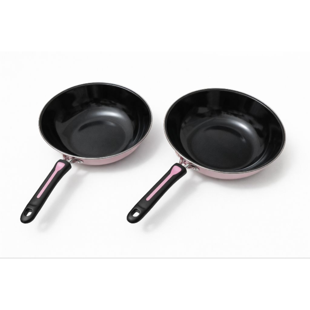 Panci FRY PAN/ TEFLON WARNA PINK