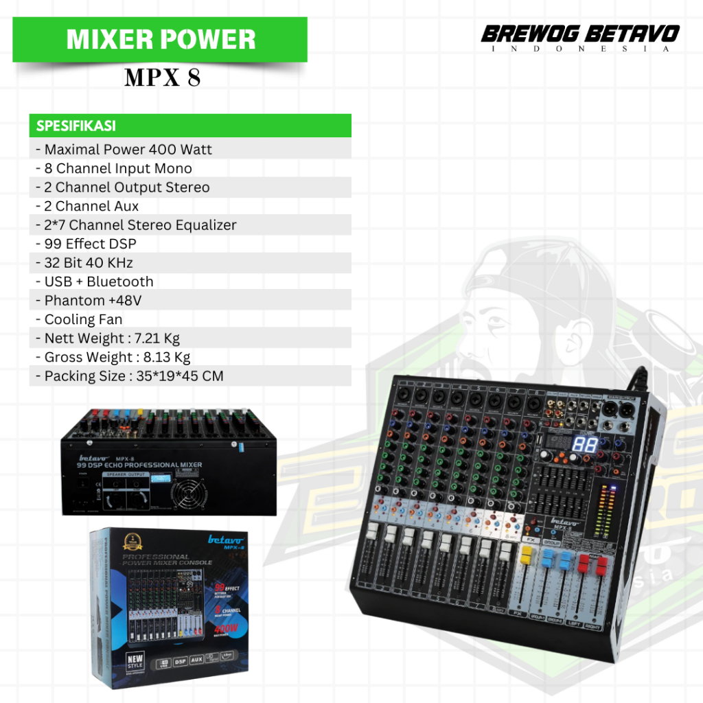 MPX 8 BETAVO BREWOG AUDIO