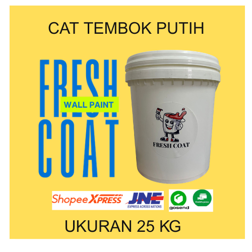 CAT TEMBOK FRESHCOAT PUTIH 25KG