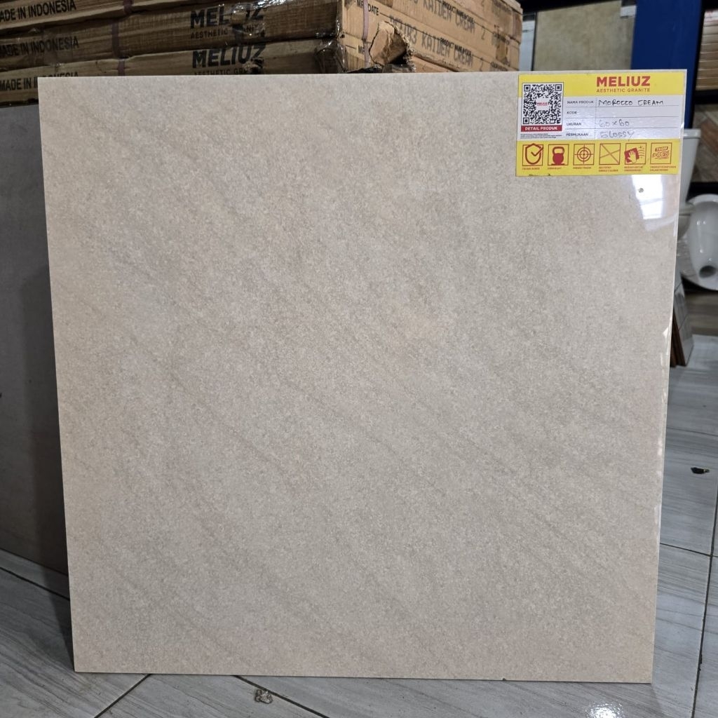 Granit Lantai 60x60 Moroco Crem