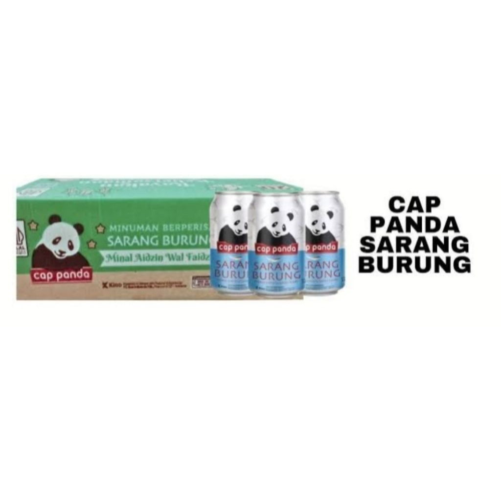 Minuman Sarang Burung Cap Panda 310 ML (1 dus isi 20 kaleng)