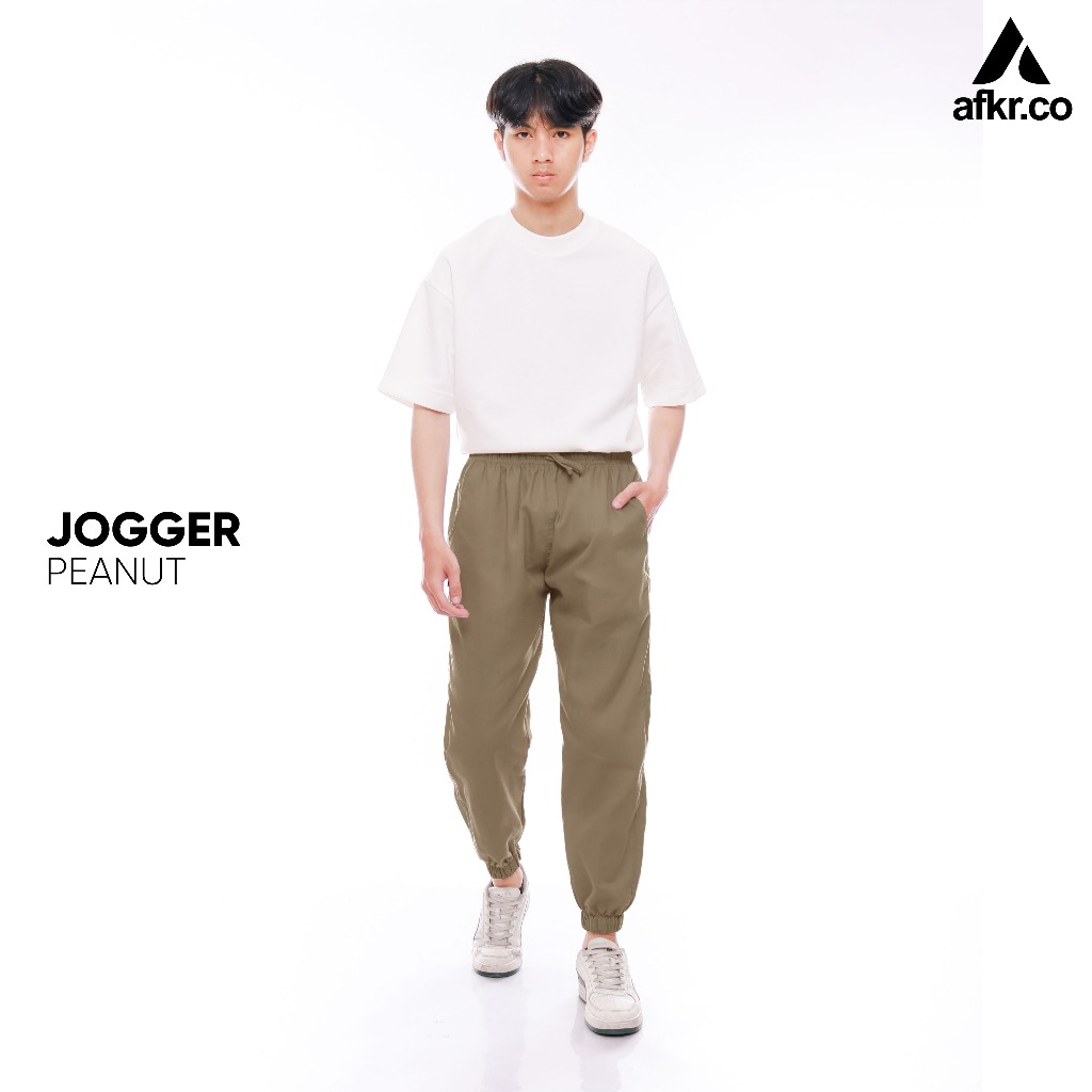 Afkar Clothes - Celana Jogger Pria - Celana Panjang Santai  JOGGER Japan Drill