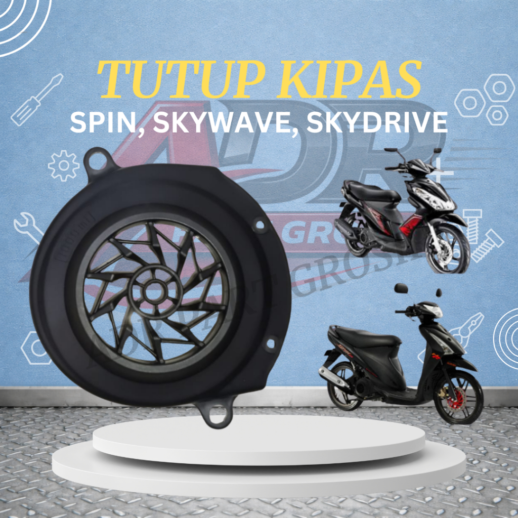 Cover Tutup Kipas Suzuki Spin Skydrive Skywave Cover Fan Suzuki Spin 125 Tutup Kipas Skywave