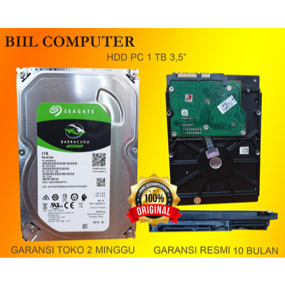 HARDISK SEAGATE BARRACUDA 1 TB PC