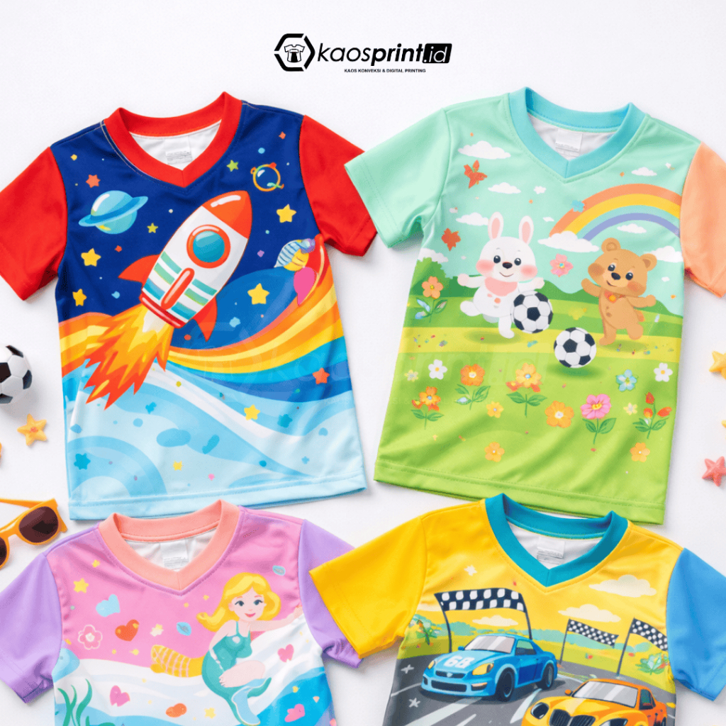 Jersey Anak Full Print Full Custom Free Desain Free Nameset