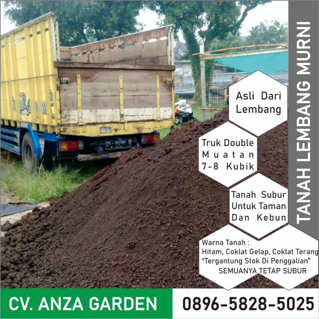 Tanah Lembang ke DEPOK | TANAH SUBUR LEMBANG | Tanah Lembang Truk Double 7 Kubik | Tanah Hitam