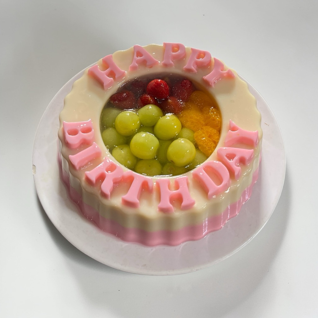 Puding ulang tahun / birthday hampers / birthday gift / Puding buah / puding susu