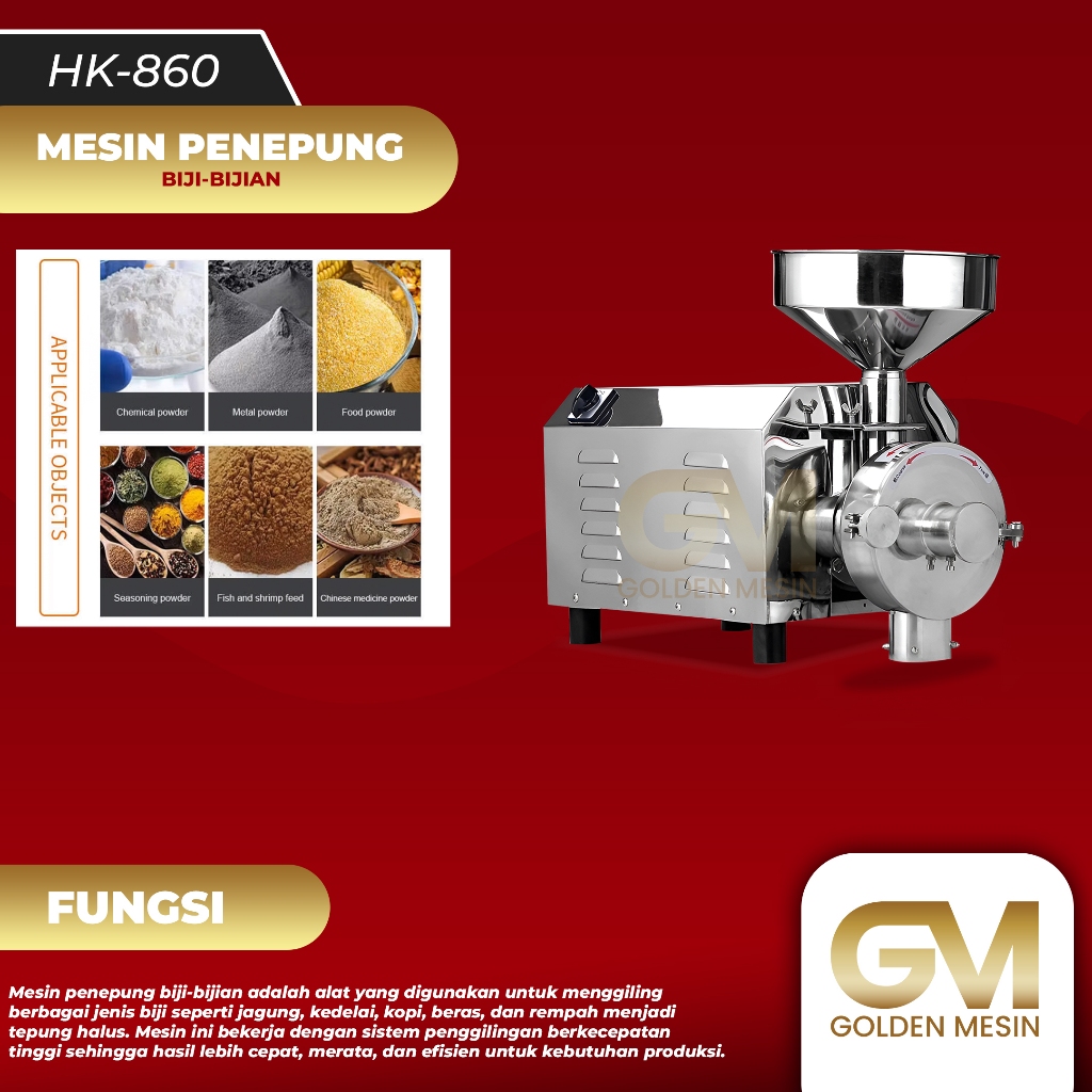Mesin Penepung Biji-Bijian / Gilingan Tepung/Penggiling Kopi / Mesin Penepung Multifungsi / Mesin Pe