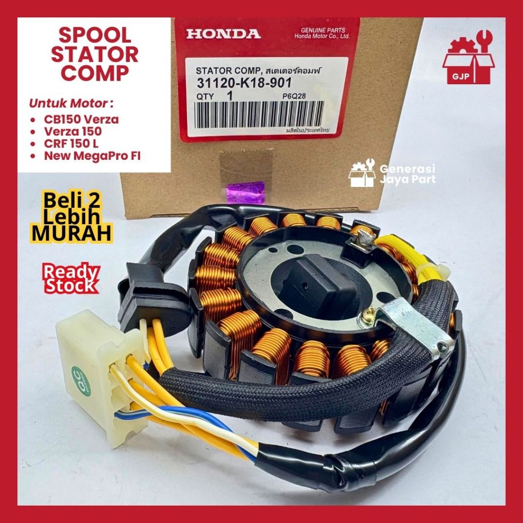 Spool Spull Stator Compt CB150 Verza Verza 150 | SPOOL | HONDA | 31120-K18-901 |   | Sparepart Motor