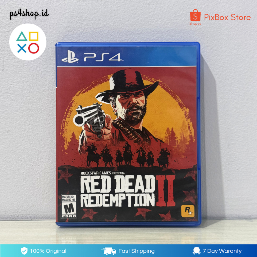 BD Kaset PS4 Red Dead Redemption 2 Bekas Second Original | Game Open World RDR 2 PlayStation