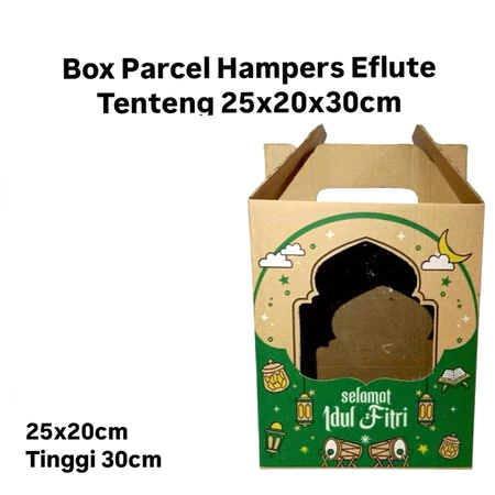 5 Pcs Gable Box Kotak Tenteng Hampers Lebaran Ukuran 25x20x30 Cm Dus Kado Packaging Souvenir
