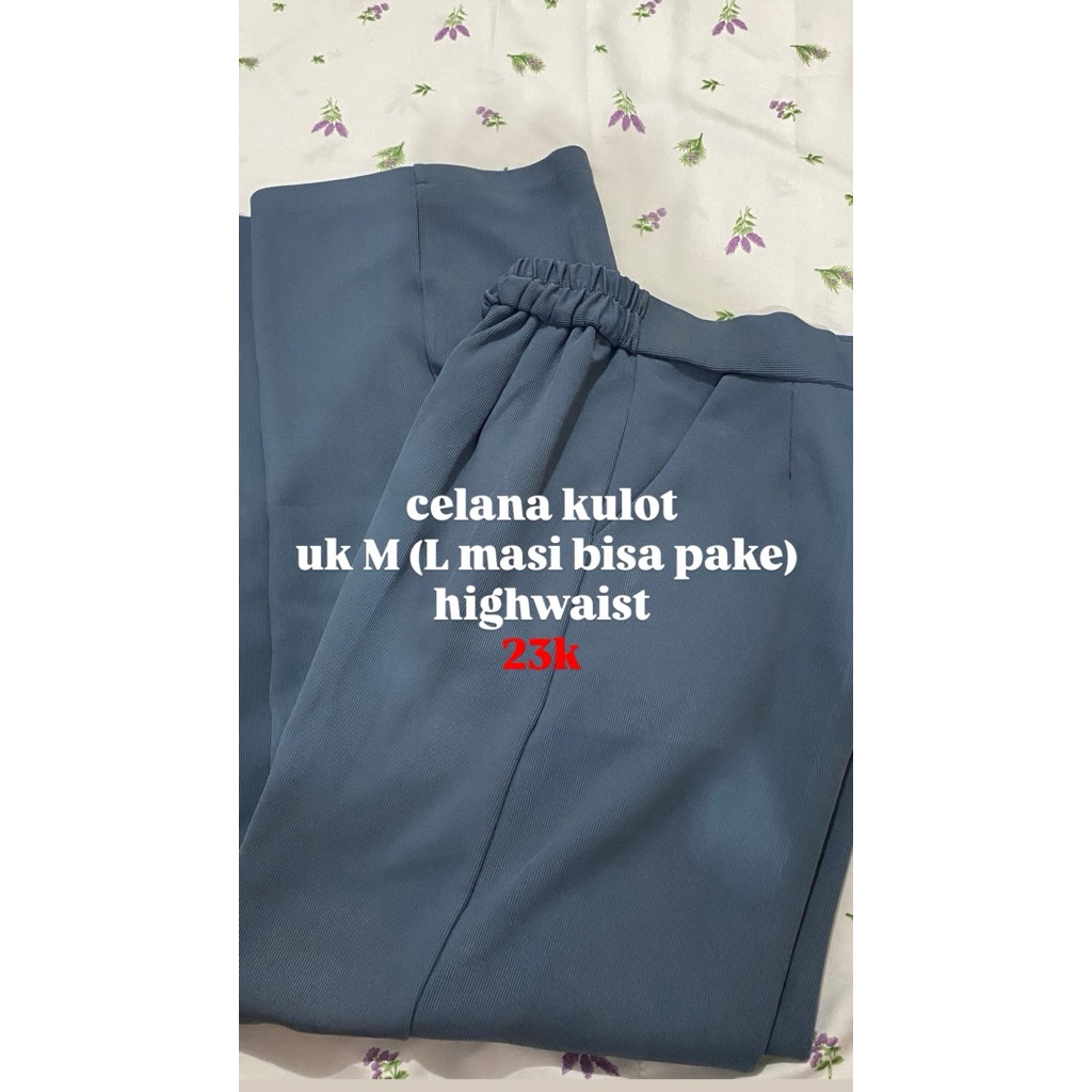 preloved kulot highwaist