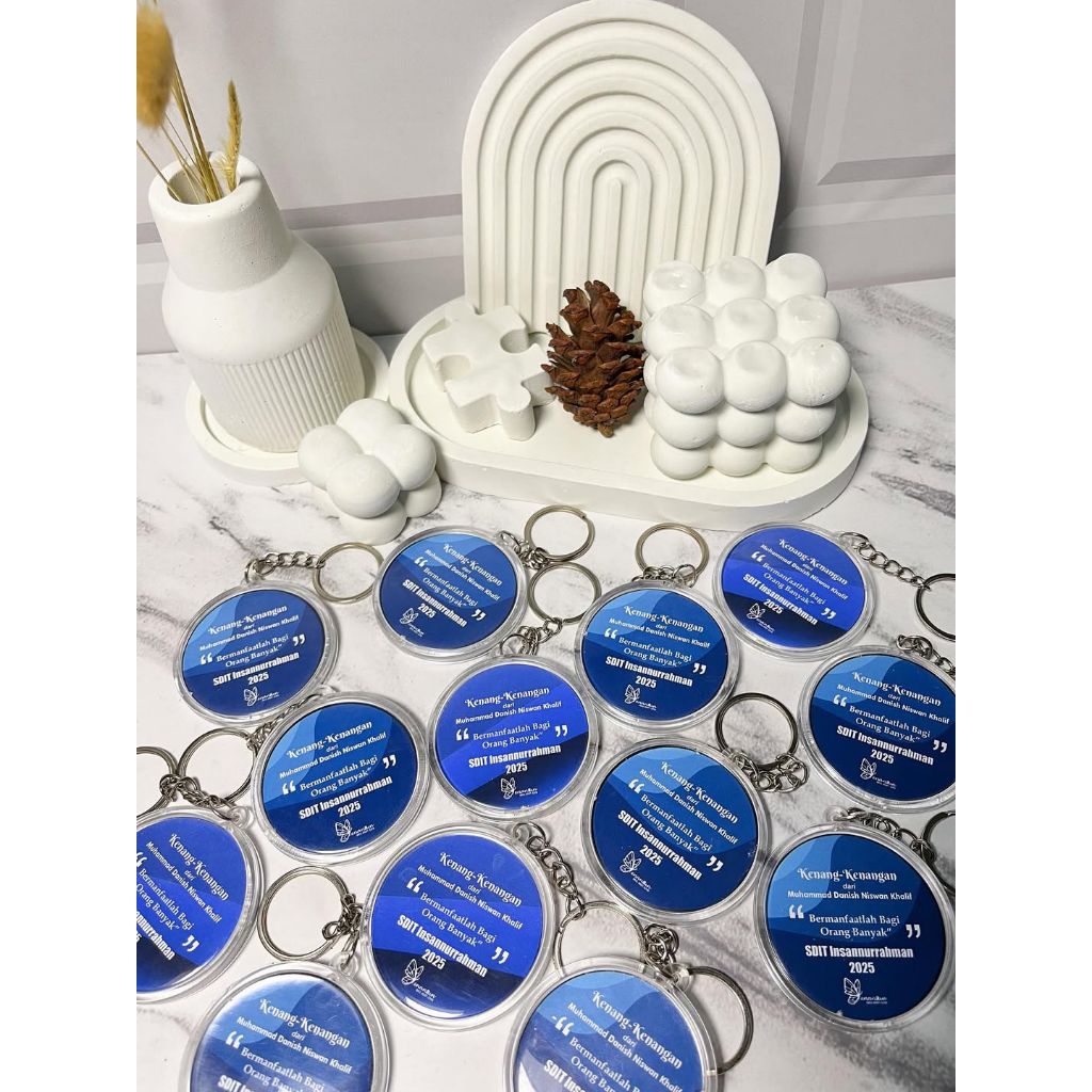 Gantungan Kunci Insert paper