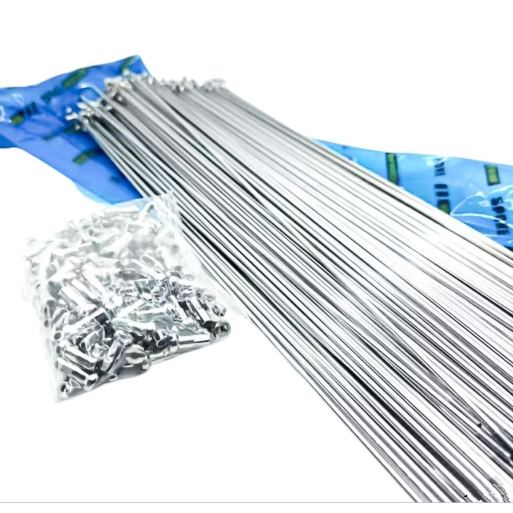 Jari Jari Sepeda Stainless 27.5 Ruji Sepeda Chrome Silver