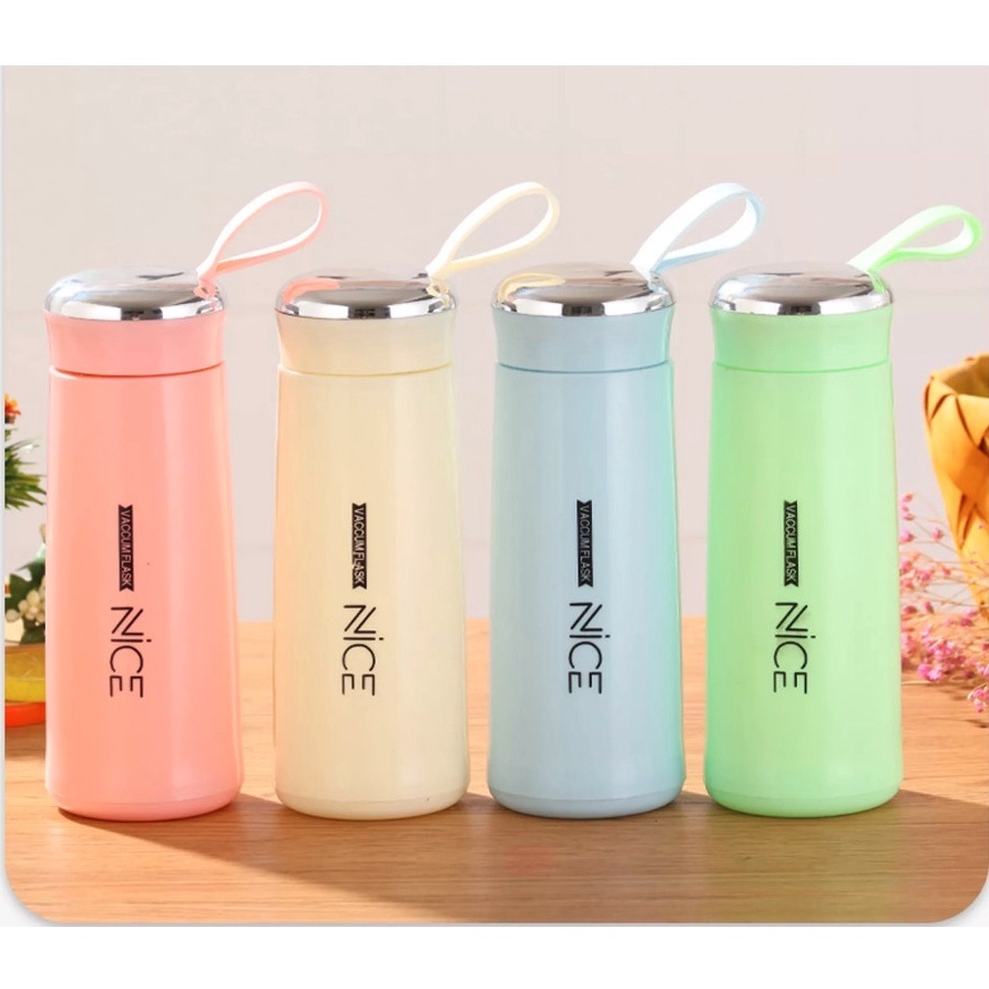 Botol Minum NICE 420ml Kaca Botol Souvenir Pernikahan Bottle Murah Botol Lucu Anak Botol Kecil Tumbl