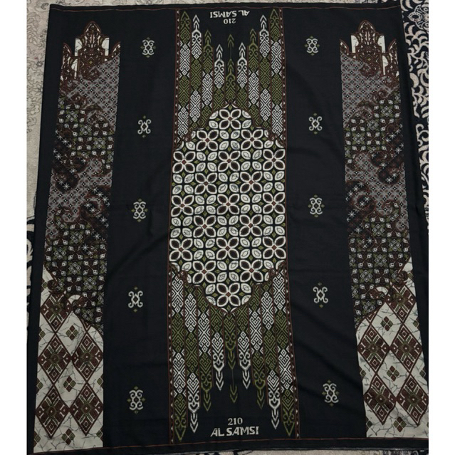 co sarung asyamsi batik warna hitam