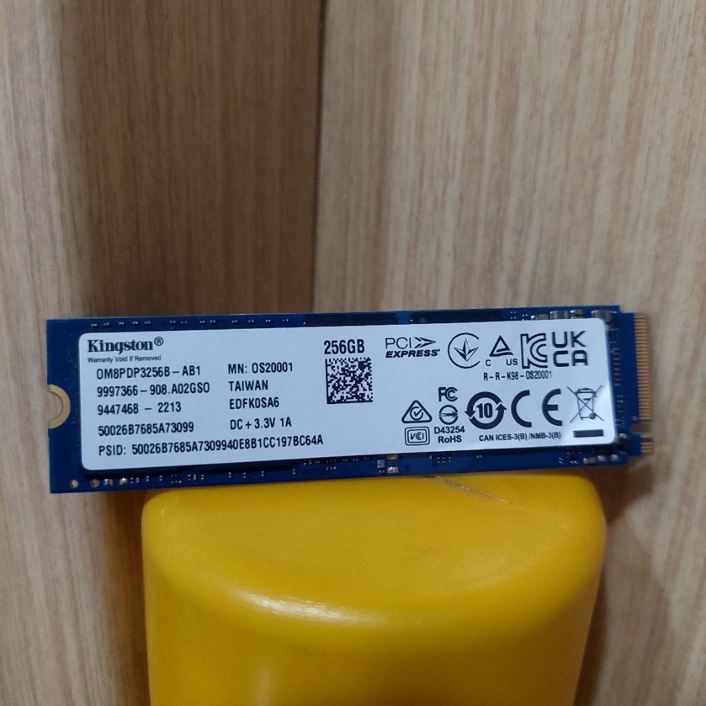 SSD M.2 NVME KINGSTON 256 GB