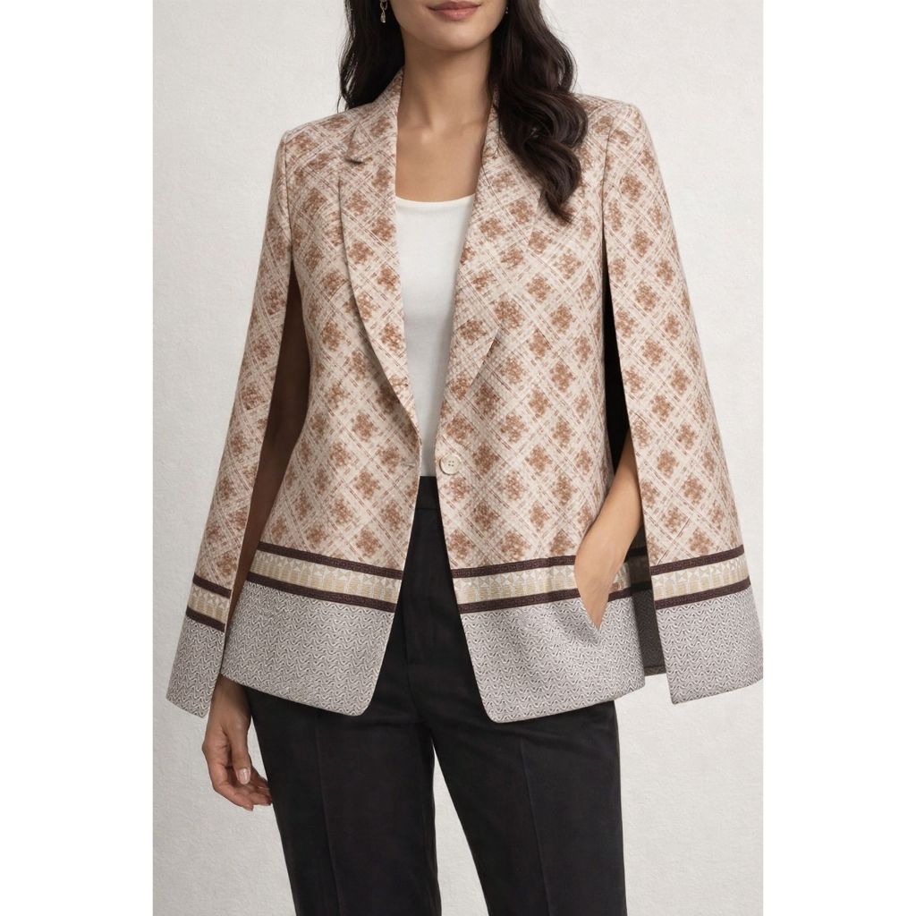 Karunia "HARUNA" Cape Blazer Batik Outer batik