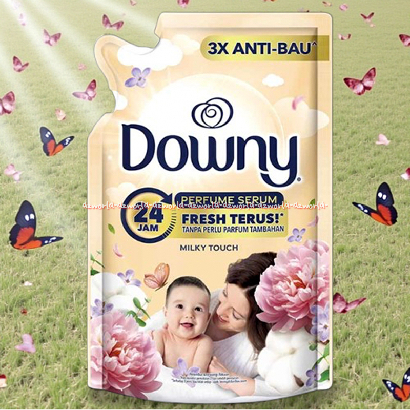 Downy 820ml Perfume Serum Fresh Terus Tanpa Perlu Parfum Tambahan Milky Touch 24jam Downi Baby 820 m