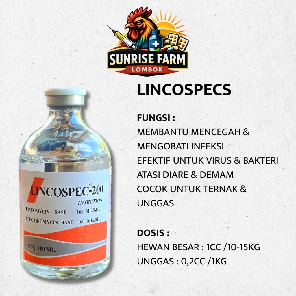 Lincospec 200 original 100% thailand || lincospecs || linkospek