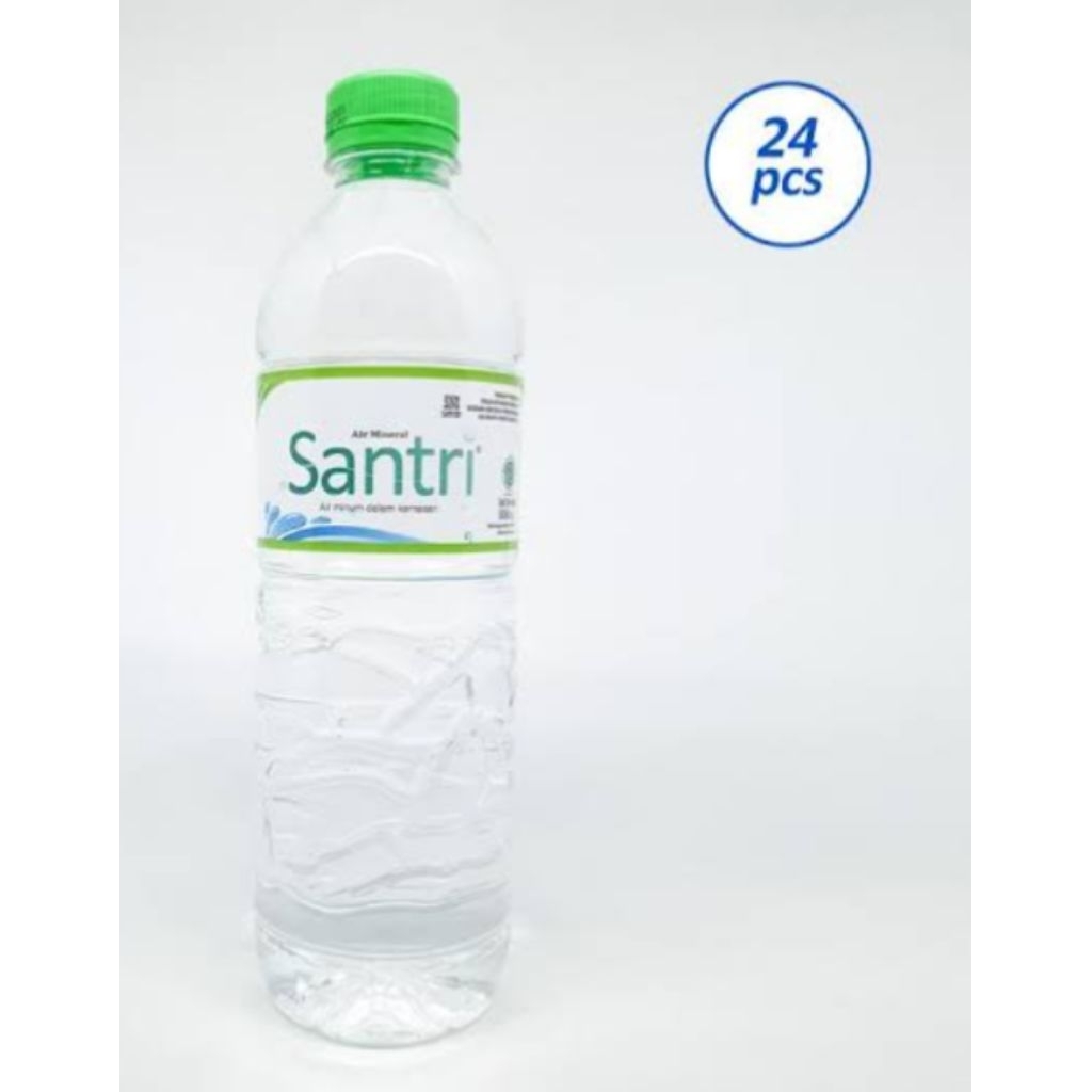 air minum mineral santri 600ml (1 dus @24)